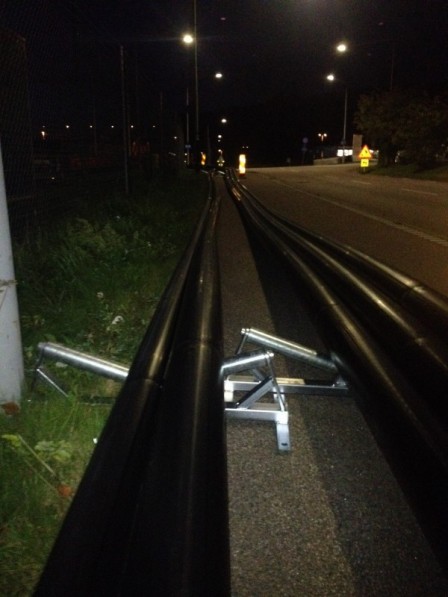 Redo för nattligt hemdrag under älven