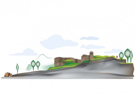 Med StyroRock under fästningen